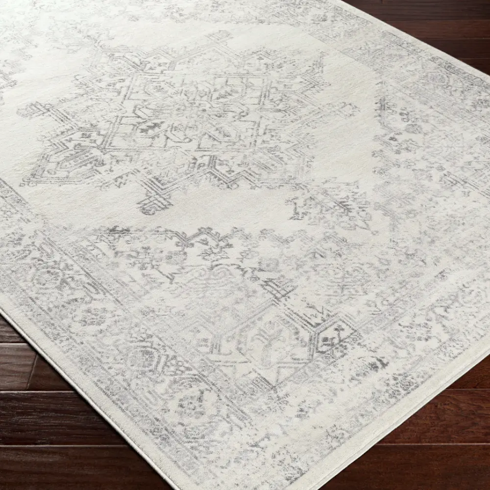 Ceren Vintage Oriental Boho Cream Rug - Image 5