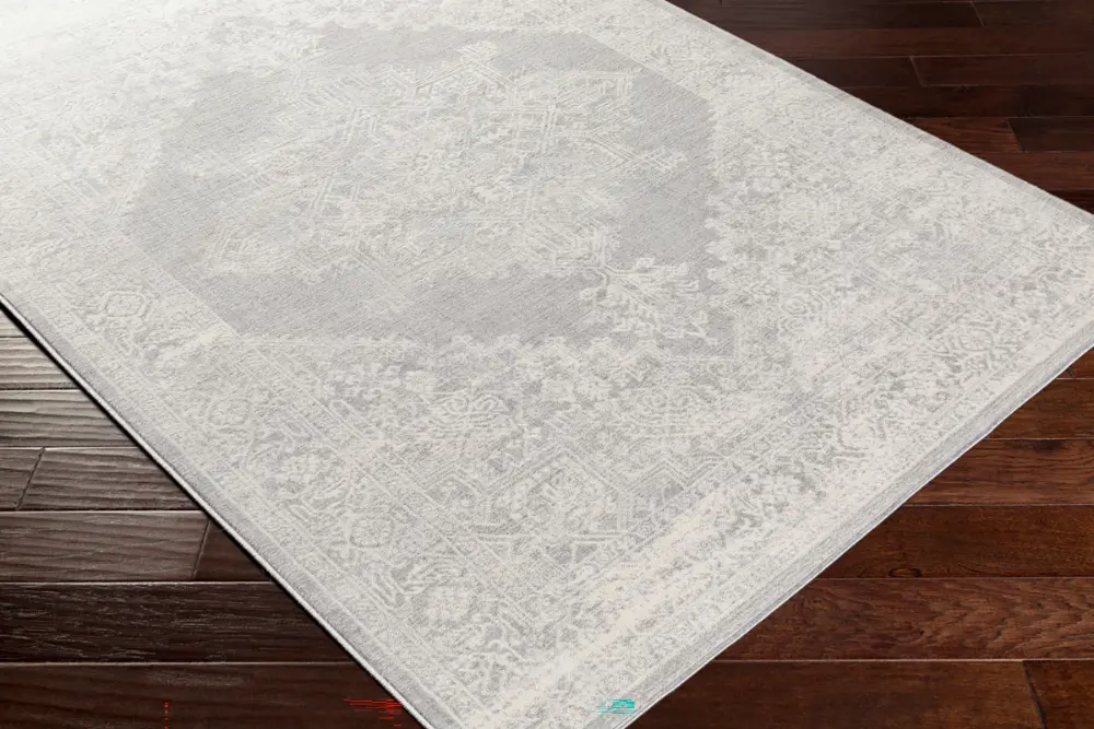 Ceren Vintage Oriental Boho Grey Rug - Image 3