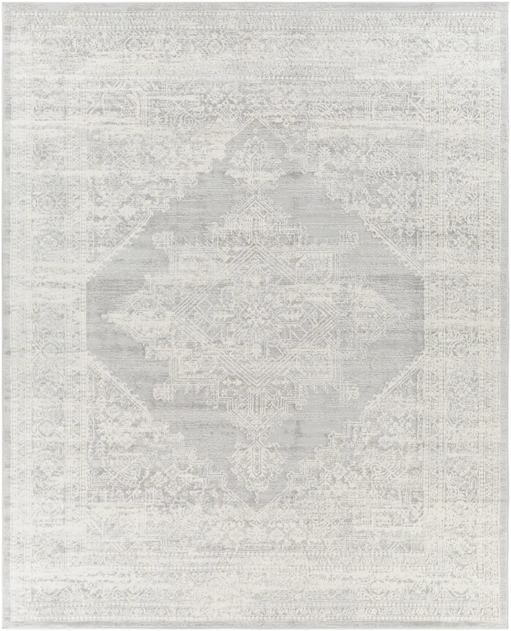Ceren Vintage Oriental Boho Grey Rug - Image 4
