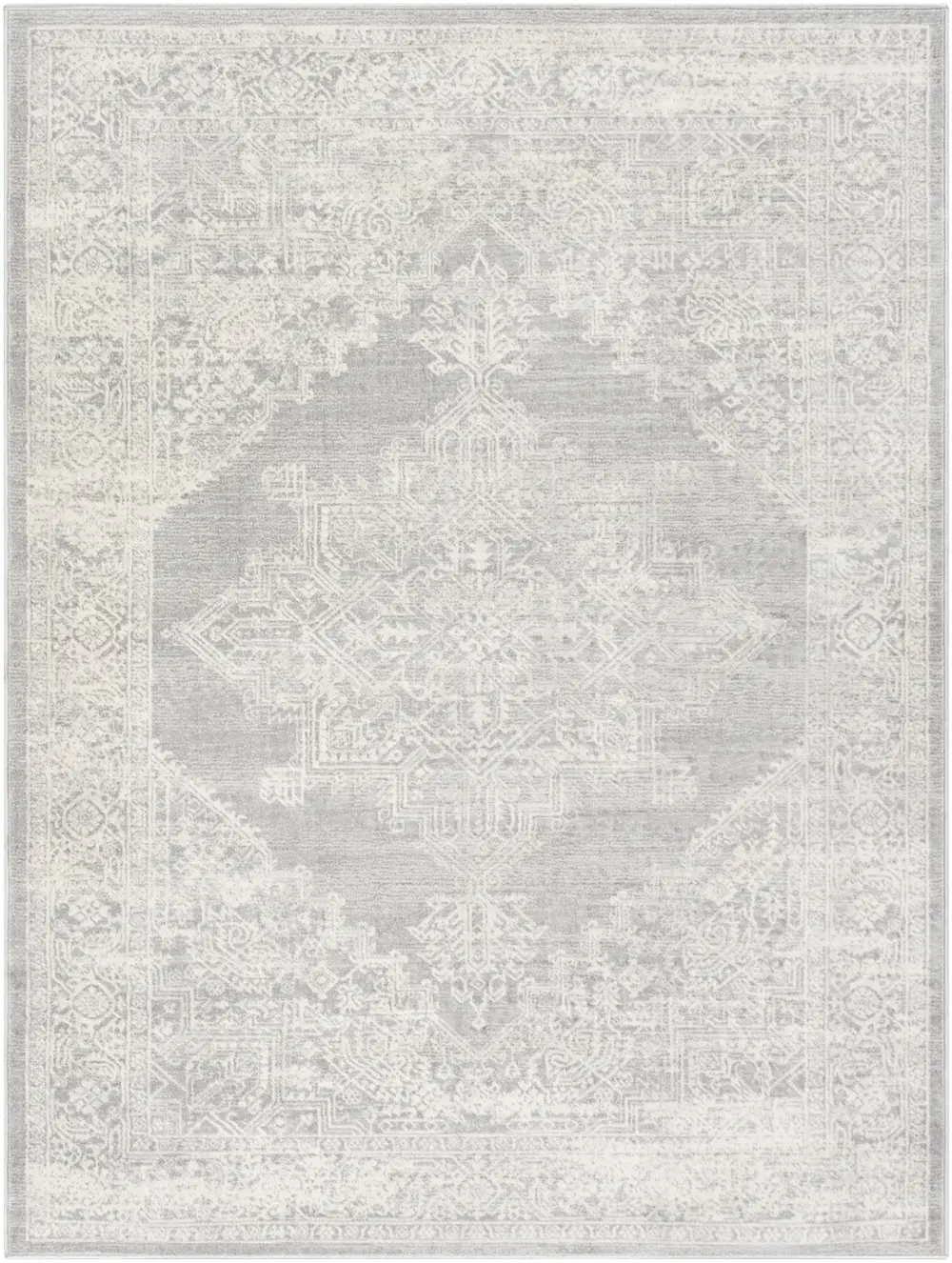 Ceren Vintage Oriental Boho Grey Rug - Image 9