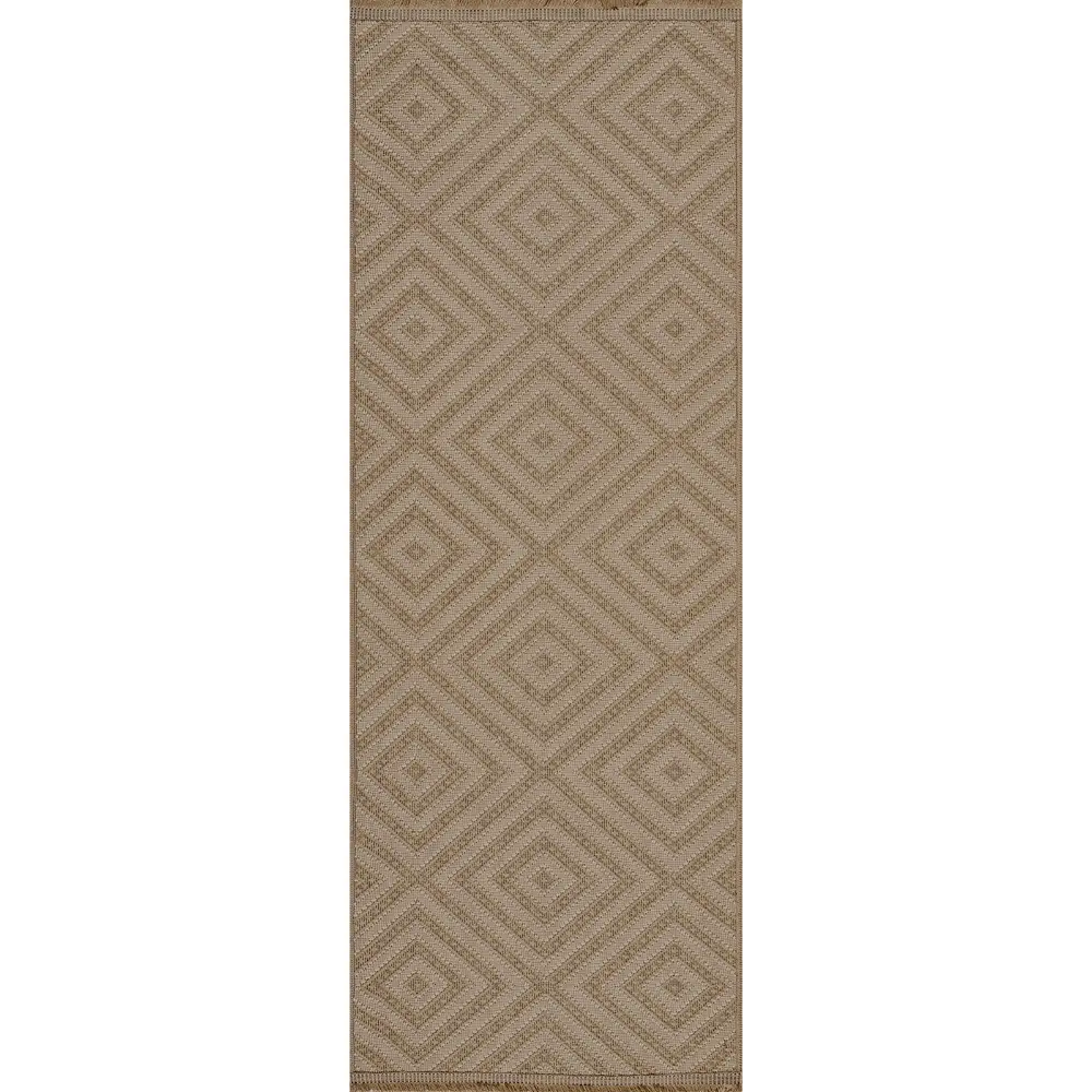 Chardy Cottage Tan/Light Beige Machine Washable Jute Rug - Image 8