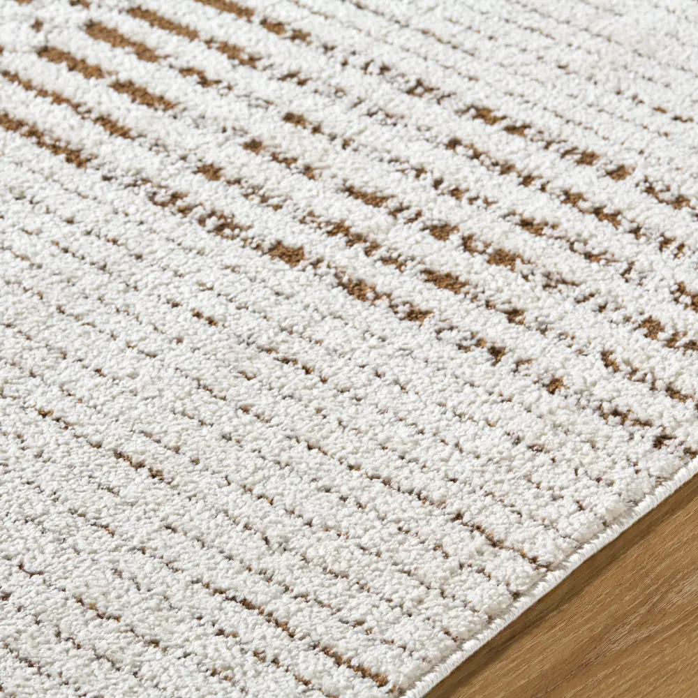 Architect IV Galey Alix X Livabliss Modern Scandi High Pile Dark Brown/Ivory Rug - Image 3
