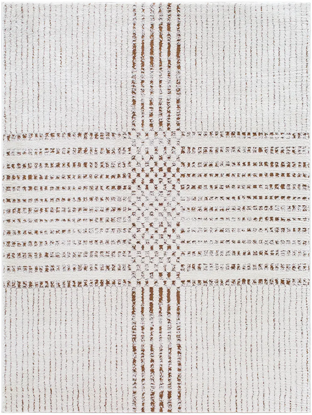 Architect IV Galey Alix X Livabliss Modern Scandi High Pile Dark Brown/Ivory Rug - Image 4