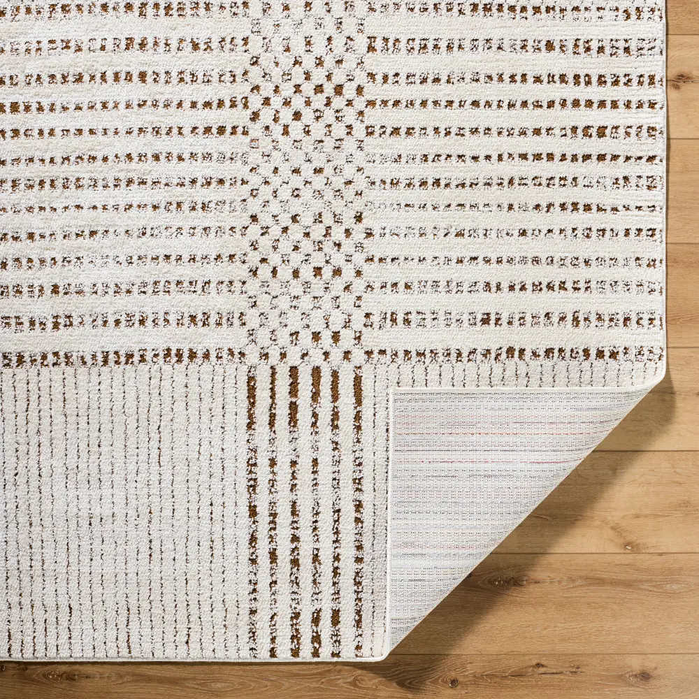 Architect IV Galey Alix X Livabliss Modern Scandi High Pile Dark Brown/Ivory Rug - Image 6