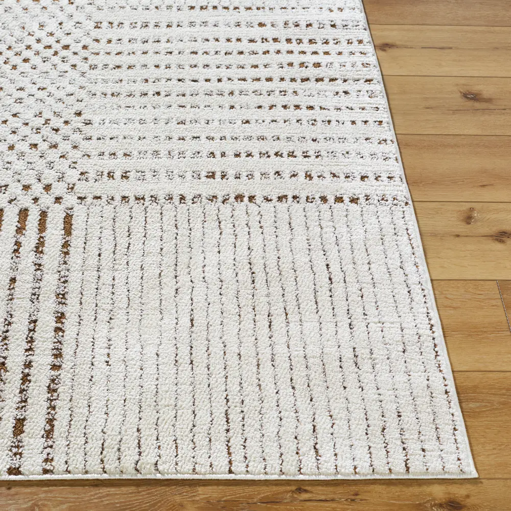 Architect IV Galey Alix X Livabliss Modern Scandi High Pile Dark Brown/Ivory Rug - Image 7