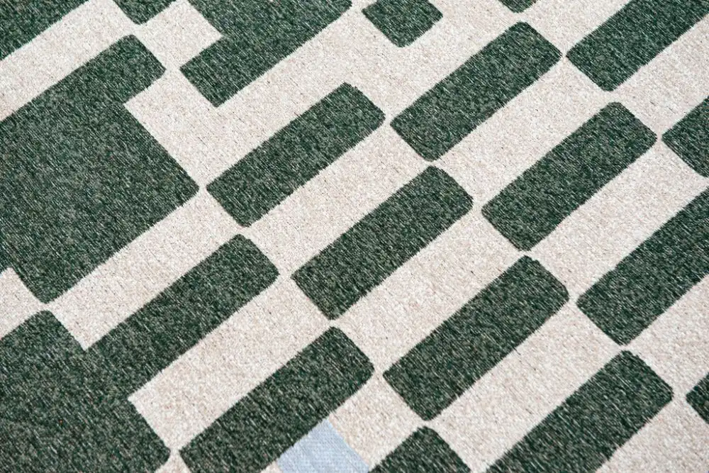 Chess 9339 Chess Deep Green Washable Rug - Image 4