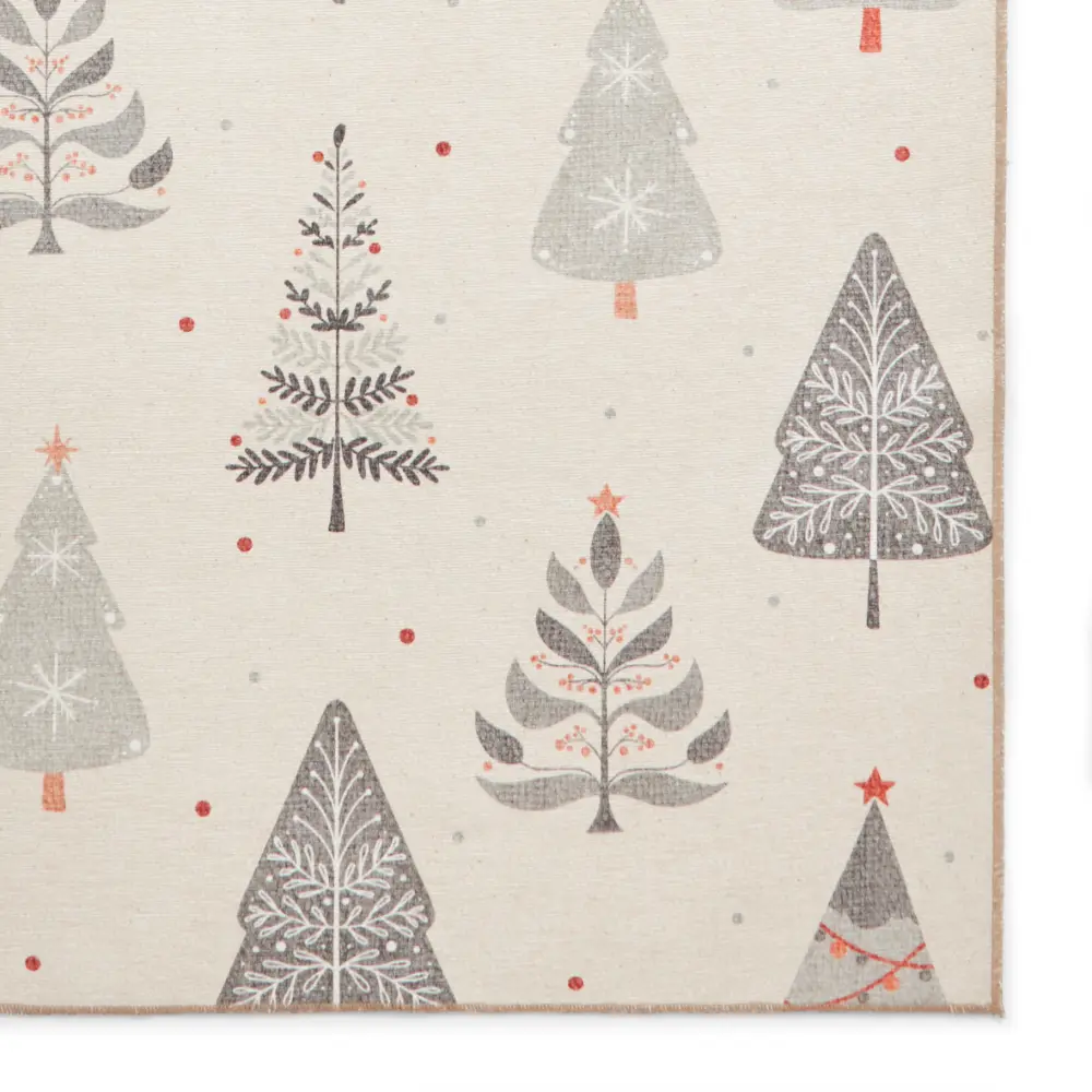Christmas Trees Grey/Beige - Image 10