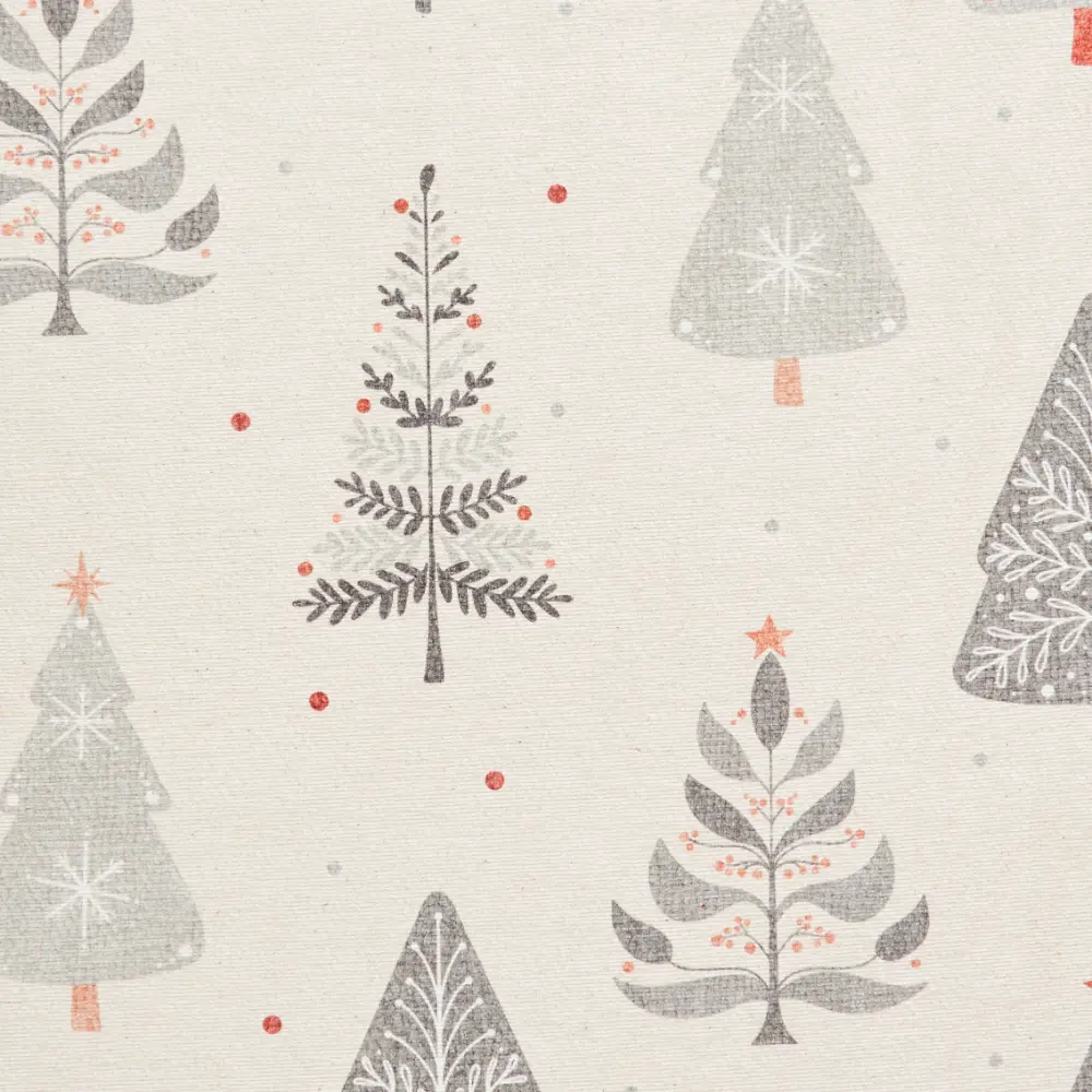 Christmas Trees Grey/Beige - Image 11