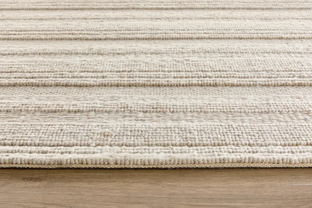 Chunky Knit Cream Rug - Image 4