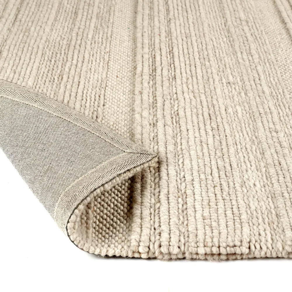 Chunky Knit Cream Rug - Image 6