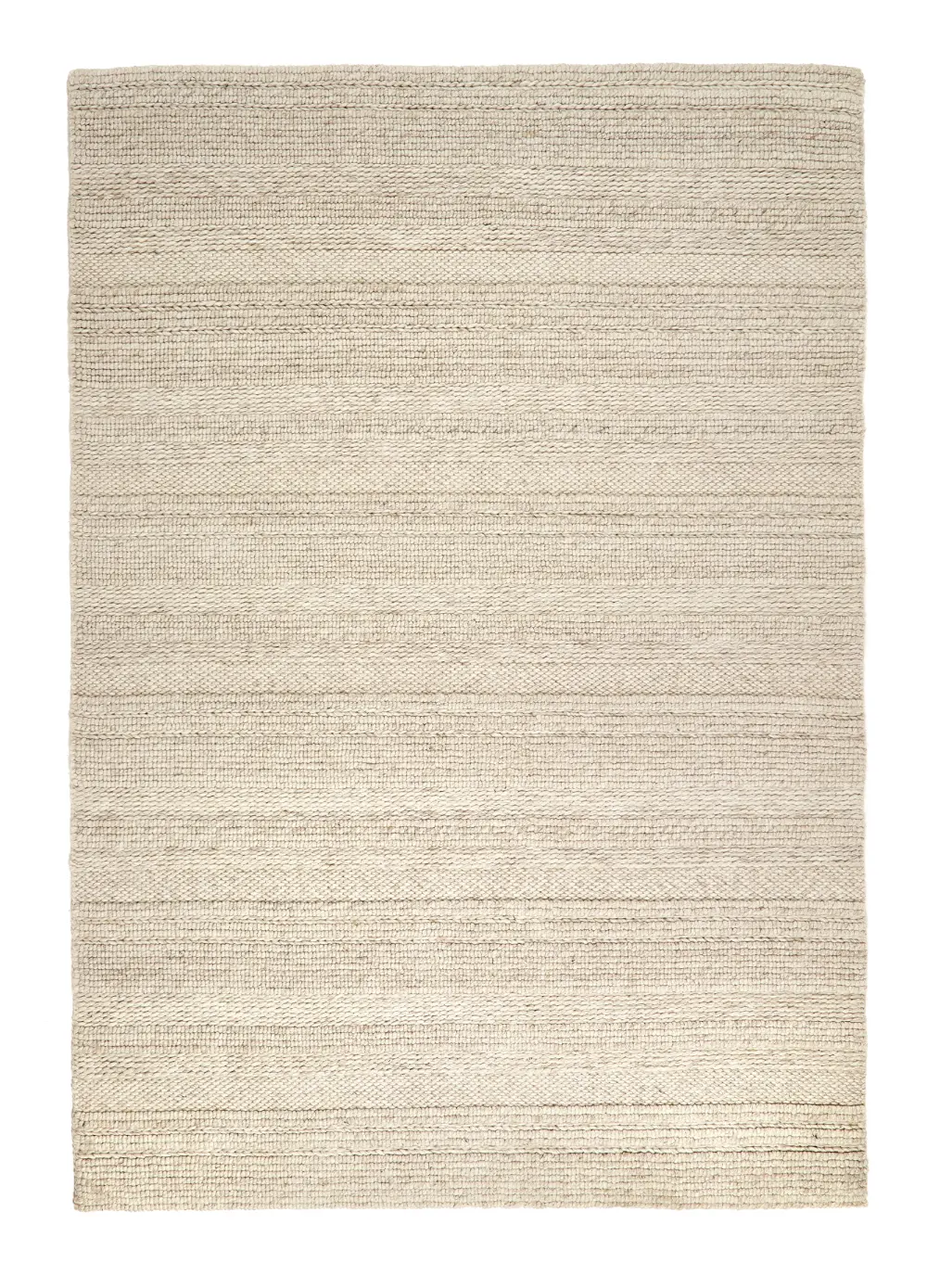 Chunky Knit Cream Rug - Image 7