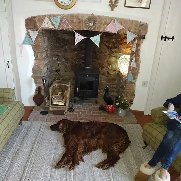 Chunky Knit Natural Rug - Image 2