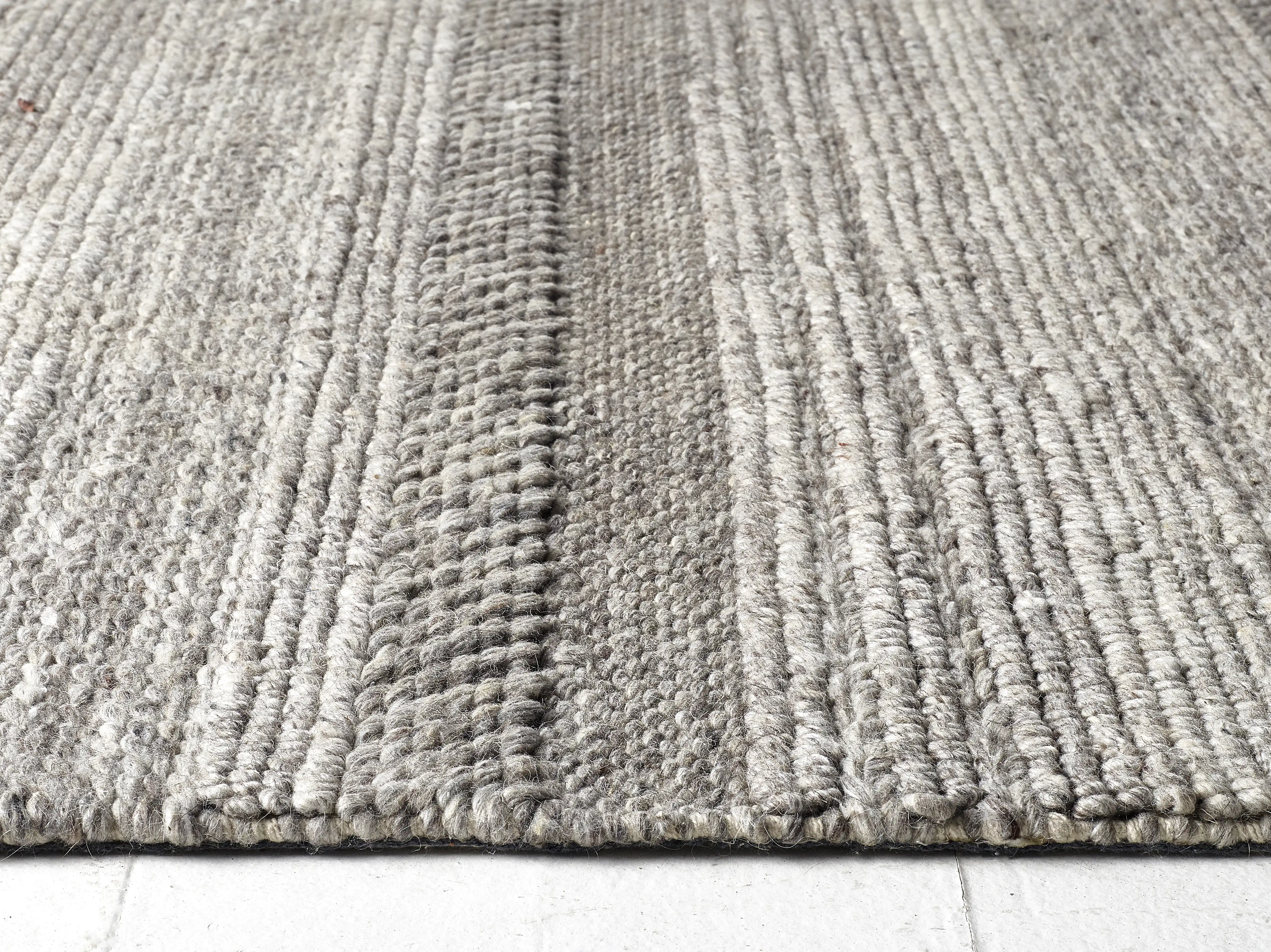 Chunky Knit Natural Rug - Image 3