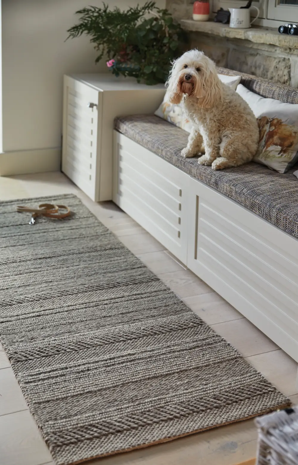 Chunky Knit Natural Rug - Image 5