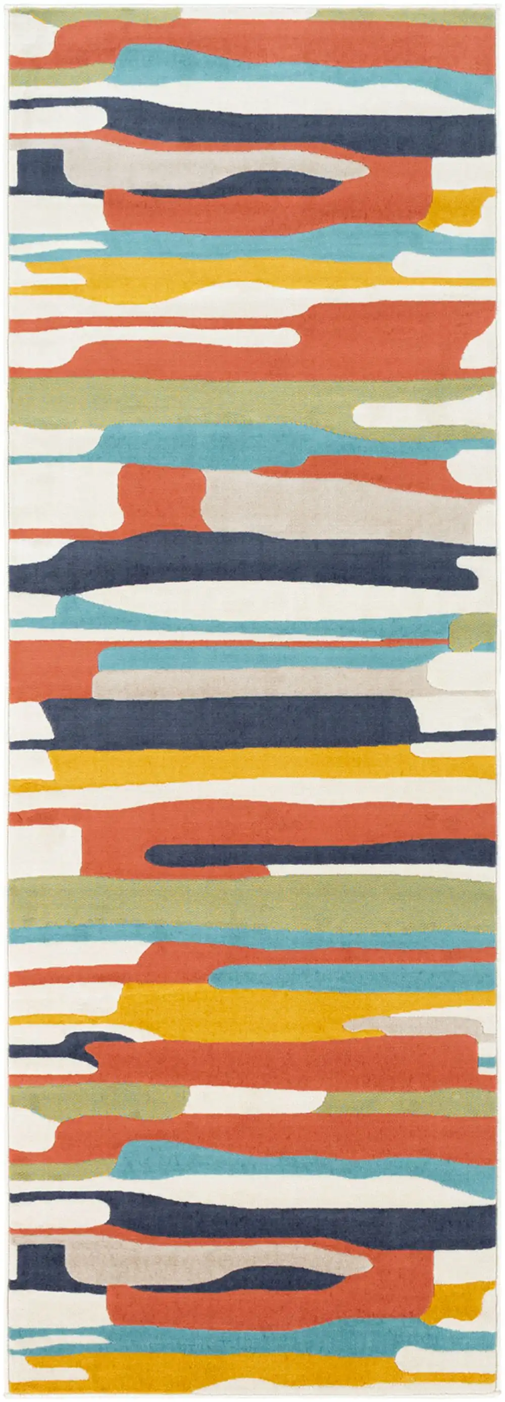 Anais Scandi Modern Coral Rug - Image 8