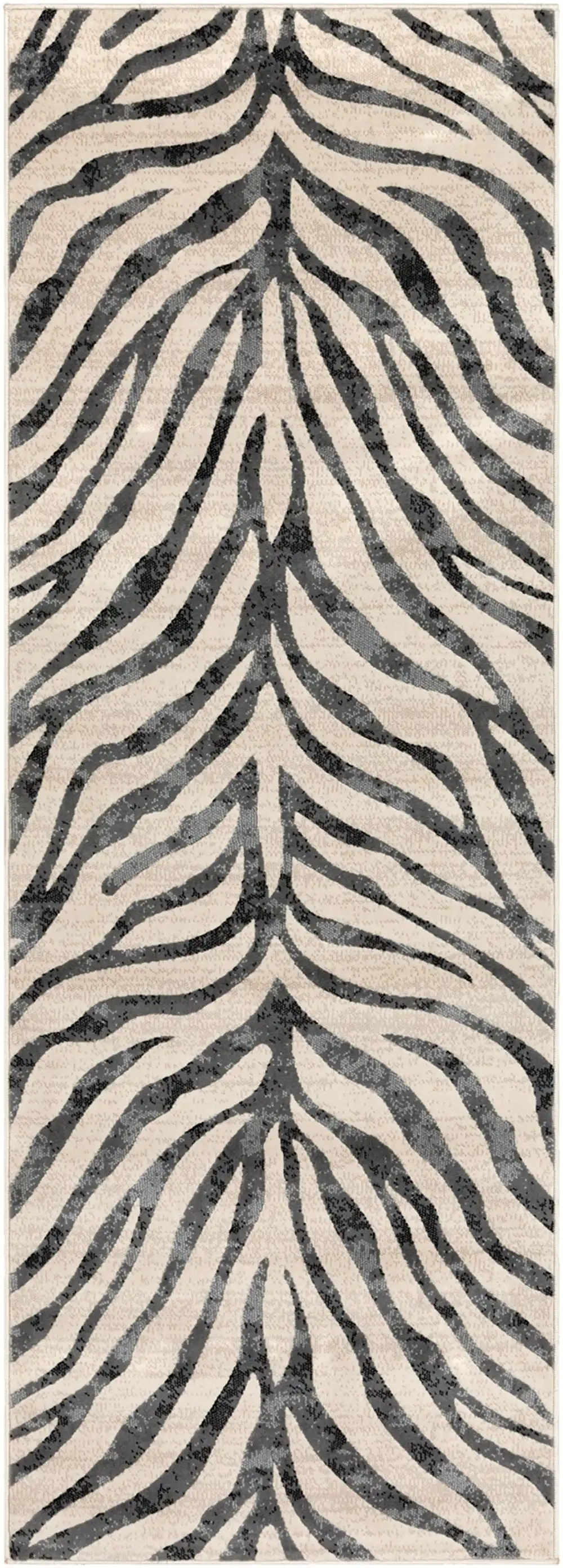Cybele Scandi Boho Zebra Light Grey Rug - Image 9