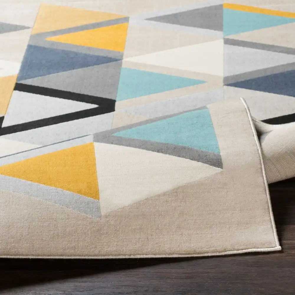 Delaney Scandi Geometric Mustard Rug - Image 6