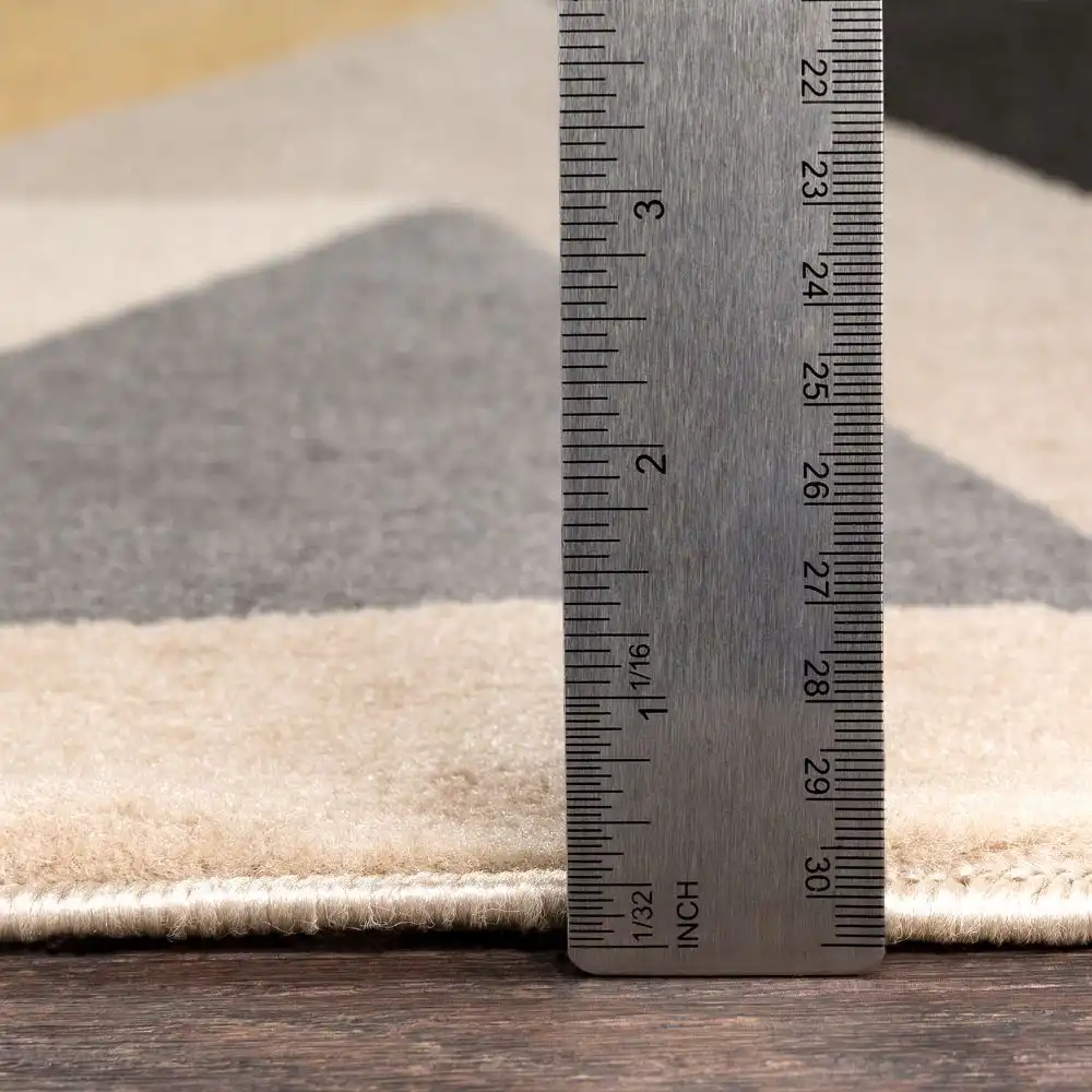 Delaney Scandi Geometric Mustard Rug - Image 8