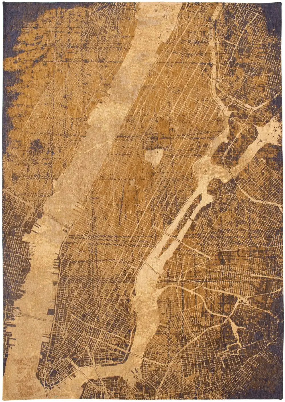 Cities 9315 New York Gatsby Gold Washable Rug - Image 6