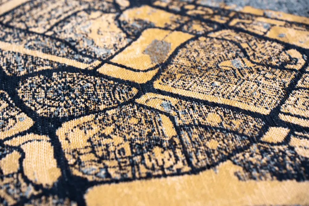 Cities Dubai Gold Sea 9698Washable Rug - Image 11