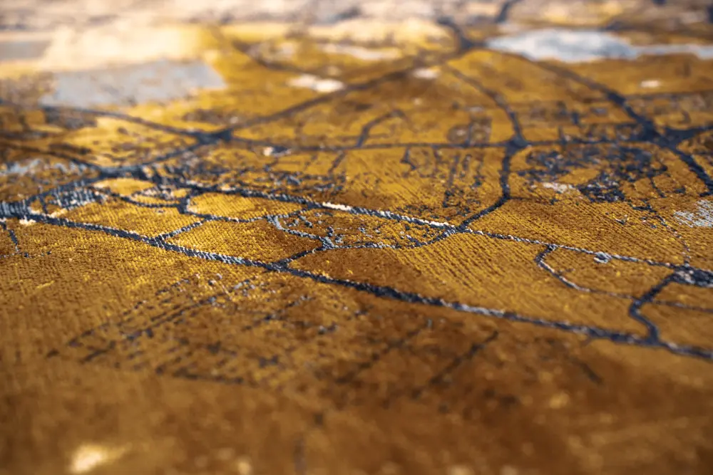 Cities Dubai Gold Sea 9698Washable Rug - Image 14