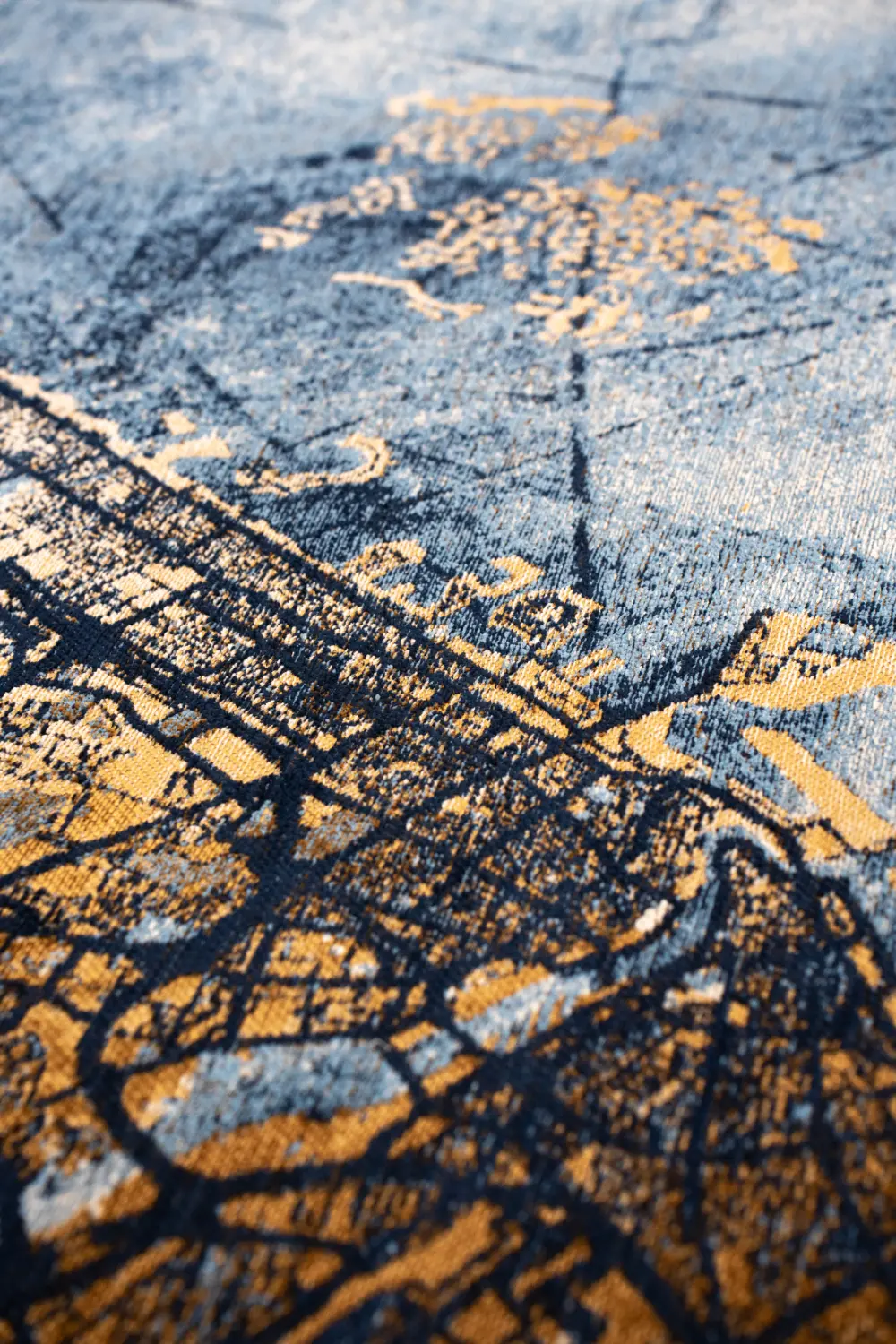 Cities Dubai Gold Sea 9698Washable Rug - Image 6
