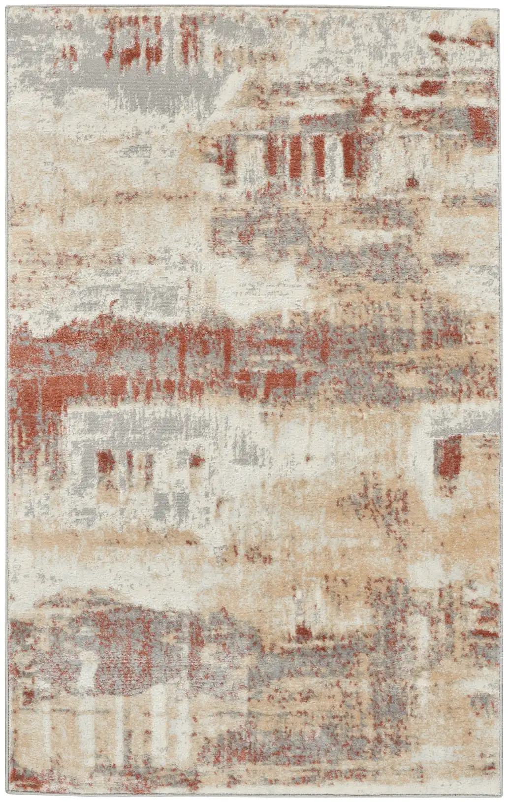 CK005 Enchanting ECH02 Grey Rust Rug - Image 2