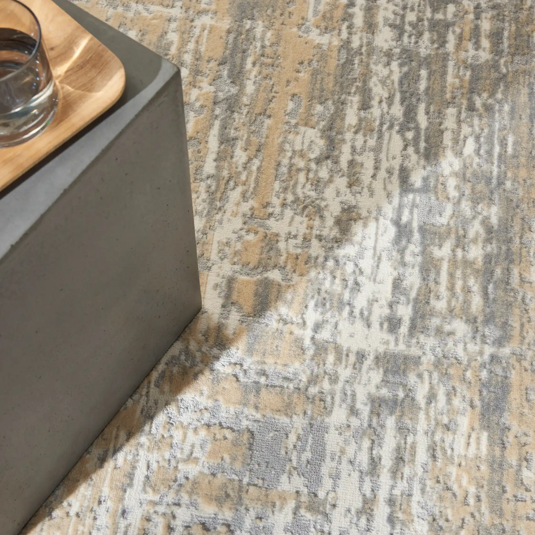 CK005 Enchanting ECH04 Grey Beige Rug - Image 3