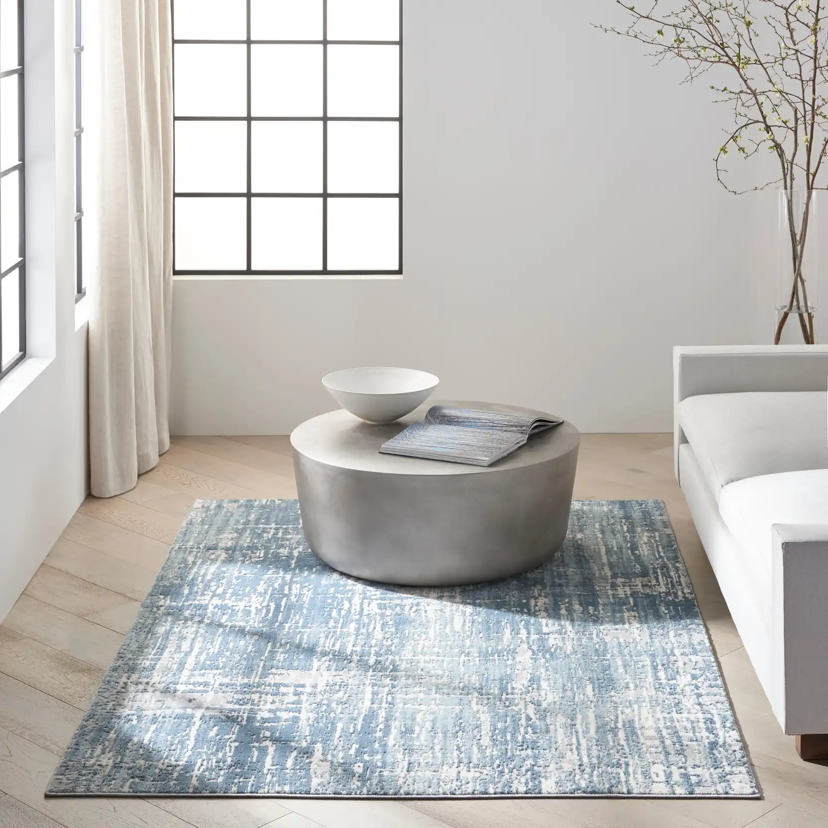 CK005 Enchanting ECH04 Seaglass Ivory Rug