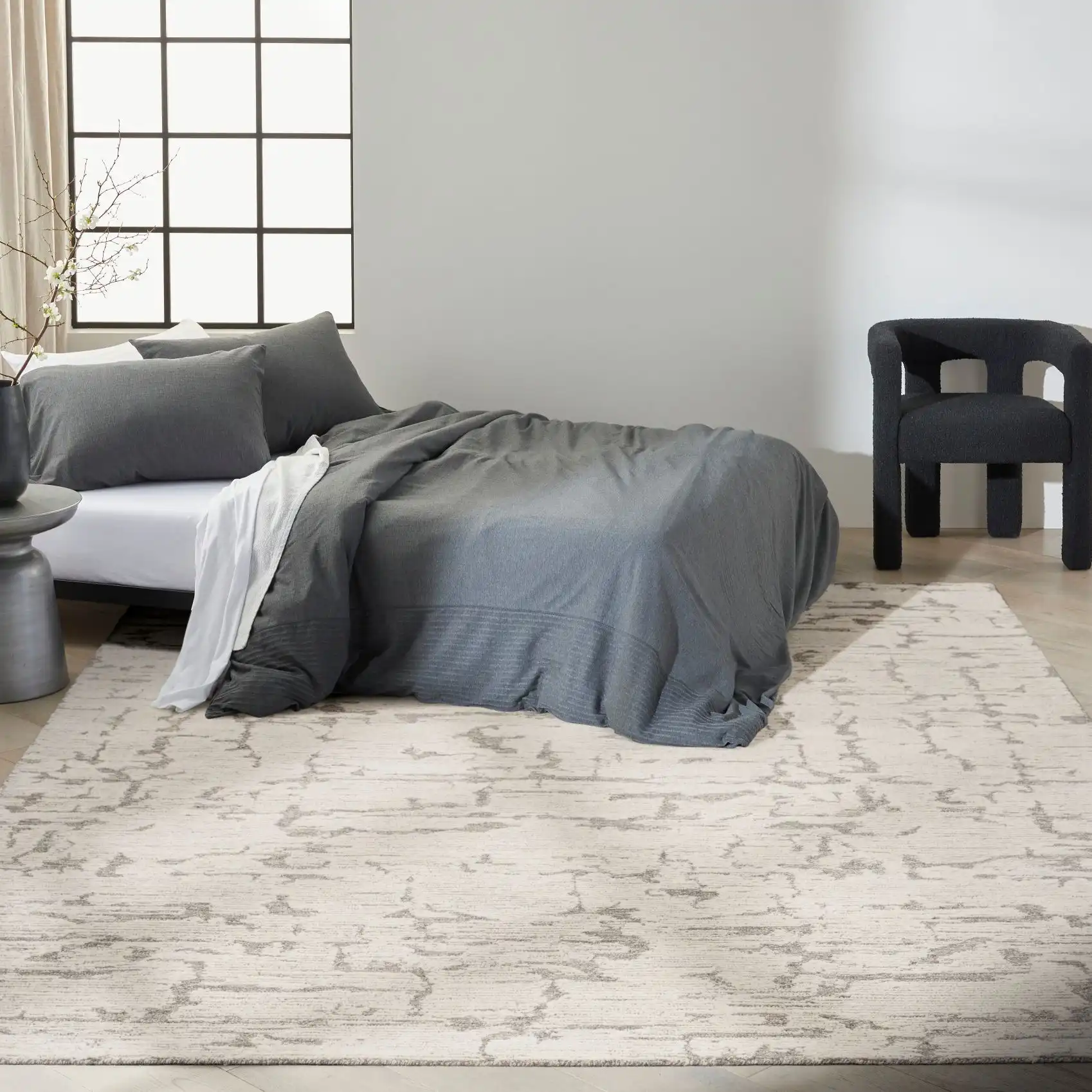 CK009 Sculptural SCL01 Grey Rug - Image 5