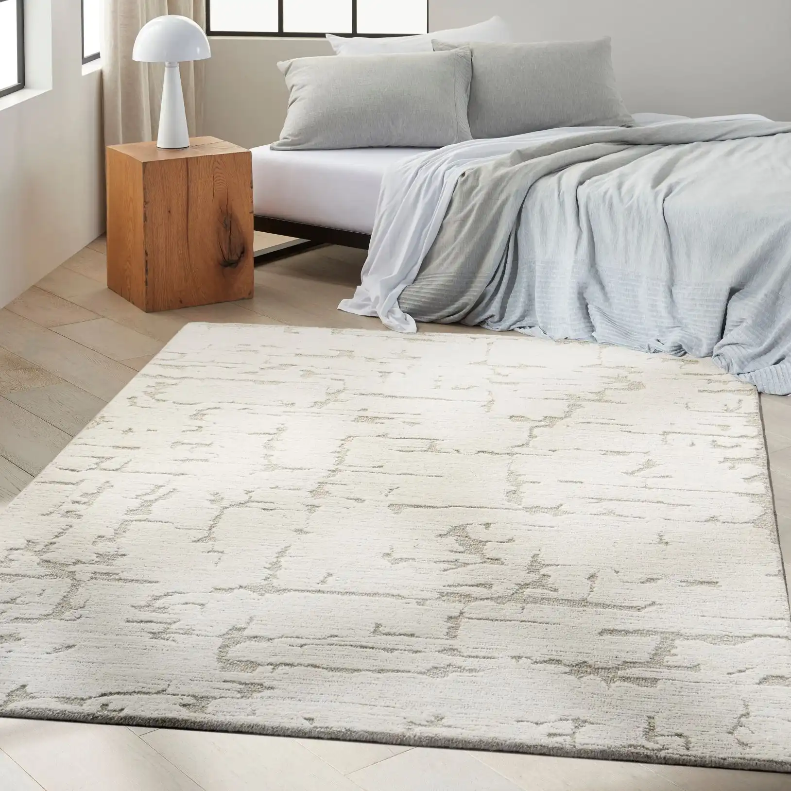 CK009 Sculptural SCL01 Ivory Rug - Image 4