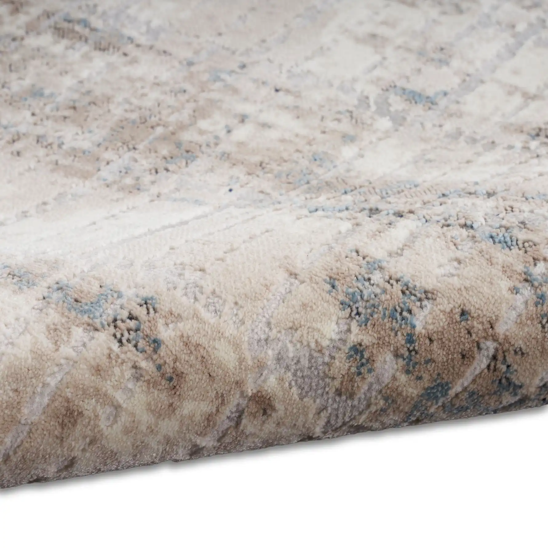 CK022 Infinity IFN02 Ivory Grey Blue Rug - Image 5