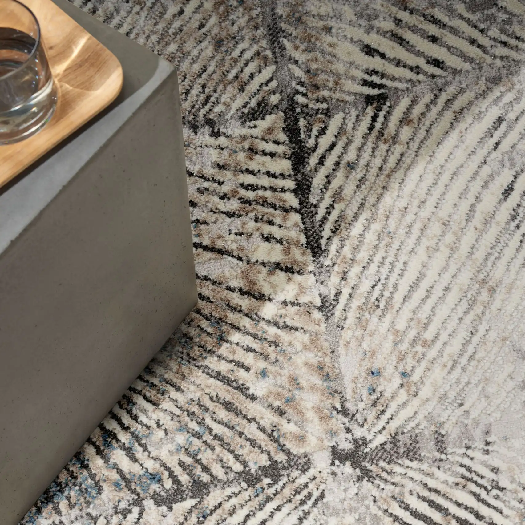 CK022 Infinity IFN03 Ivory Grey Rug - Image 3