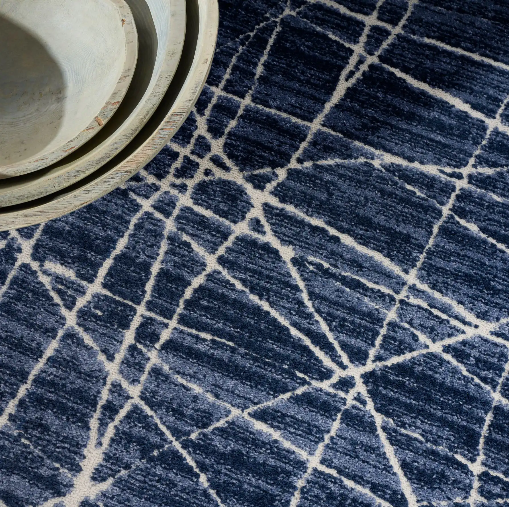 CK023 Balance BLN02 Blue Ivory Rug - Image 3