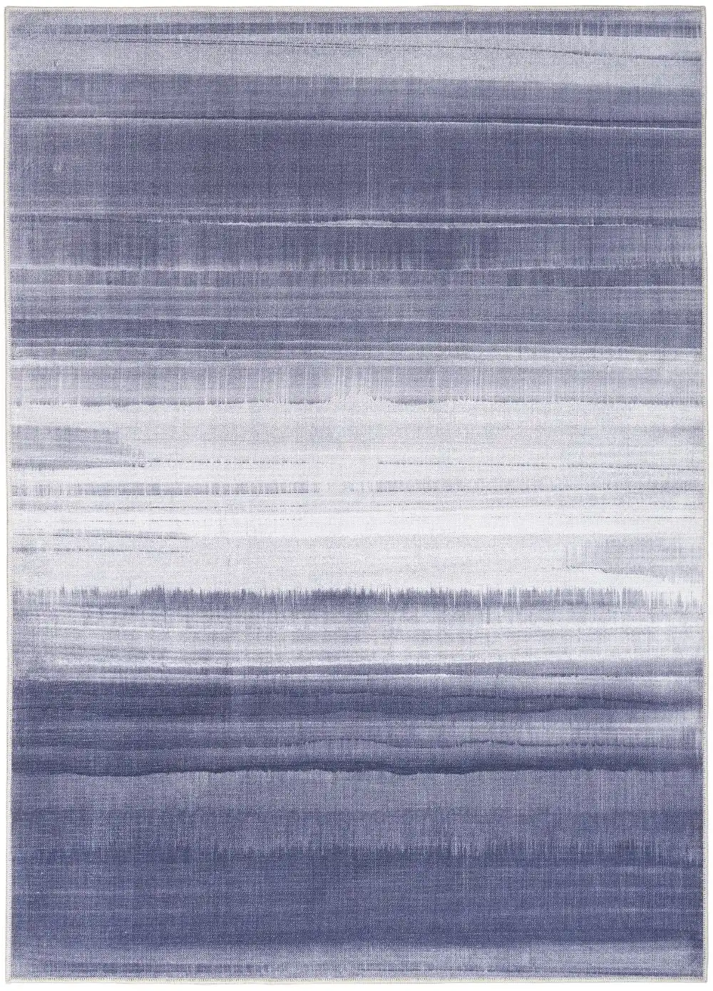 CK031 Launder Washable LDR01 Grey Blue Rug - Image 5