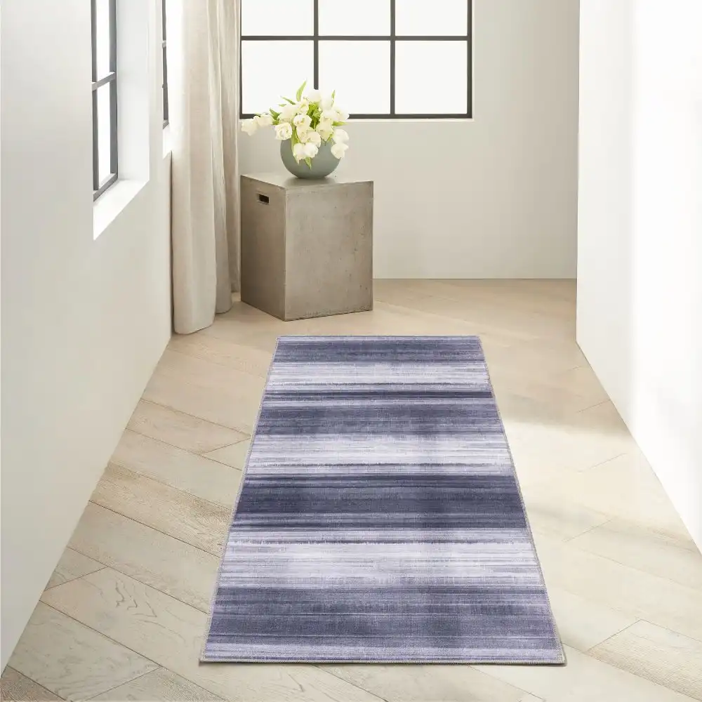 CK031 Launder Washable LDR01 Grey Blue Rug - Image 6