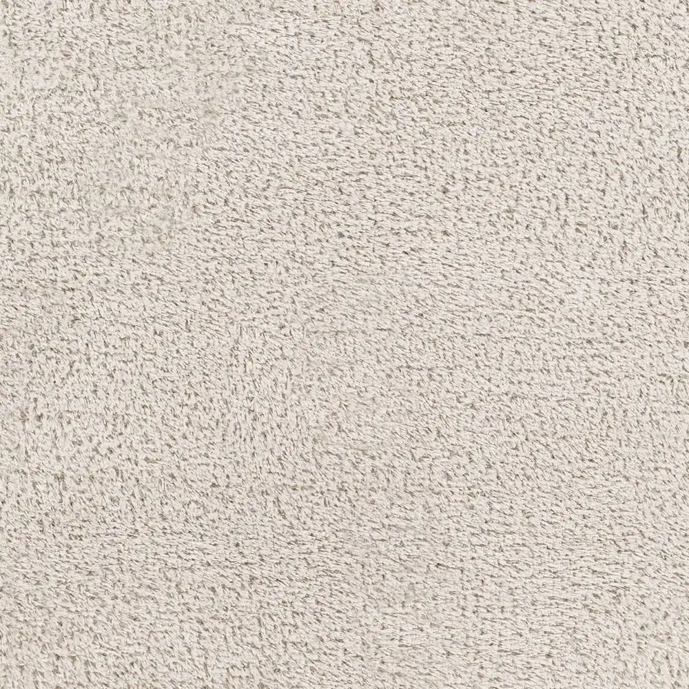 Claire Shaggy Solid Color Plush Pile Light Beige Rug - Image 6