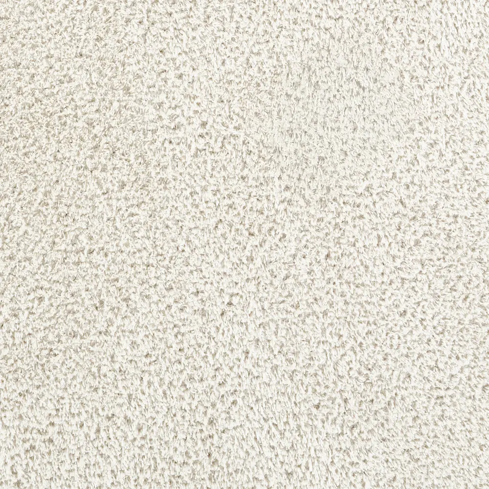 Claire Shaggy Solid Color Plush Pile Light Beige Rug - Image 4