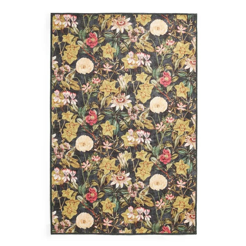 Clarke & Clarke Passiflora Noir Washable - Image 7