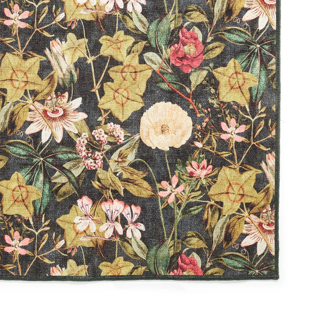Clarke & Clarke Passiflora Noir Washable - Image 8