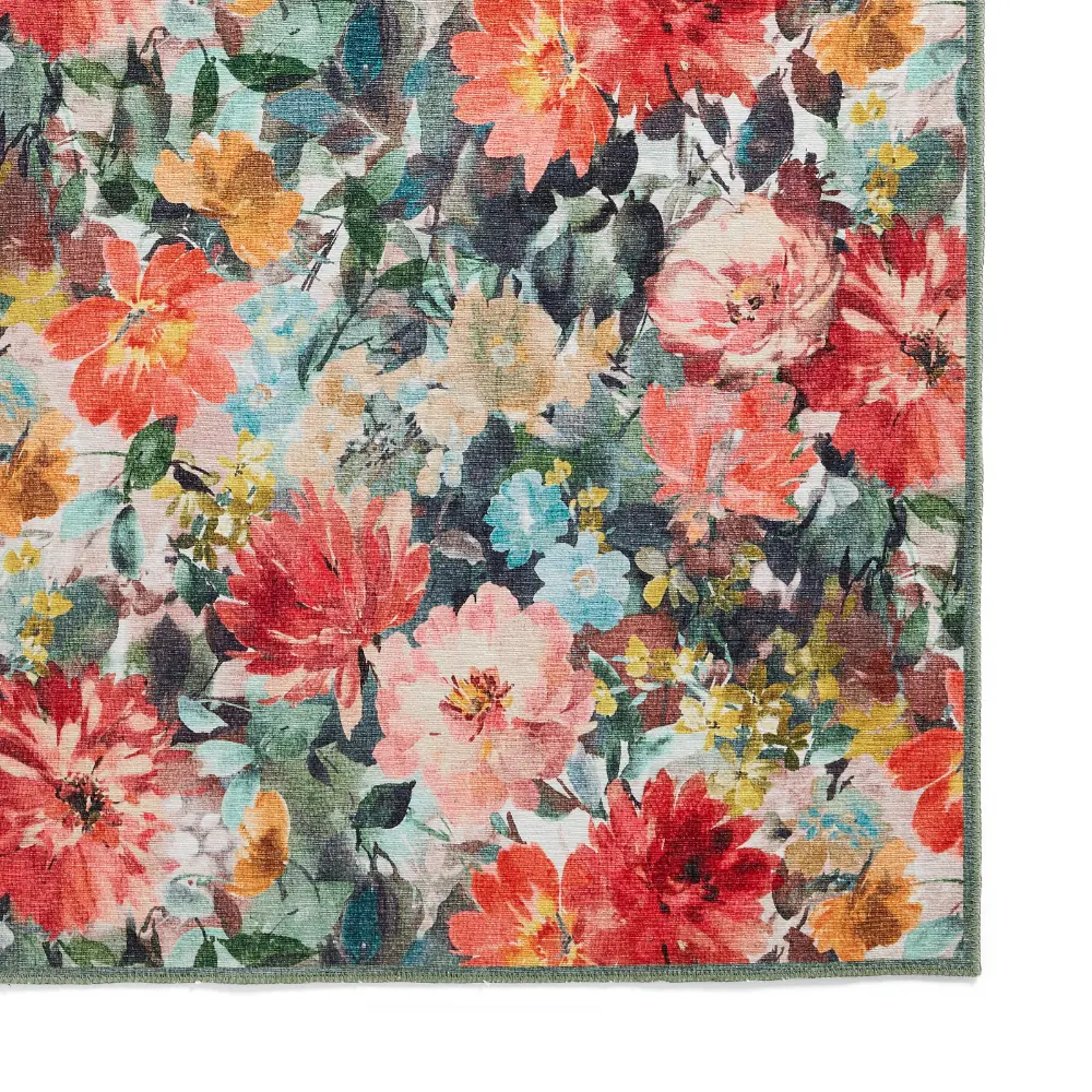 Clarke & Clarke Tahiti Teal & Rouge Washable - Image 5
