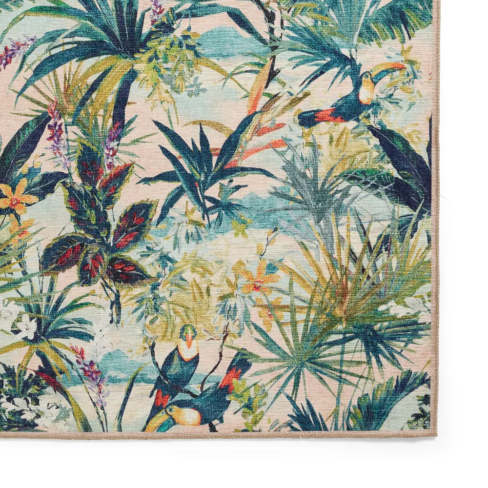 Clarke & Clarke Toucan Blush Washable - Image 5