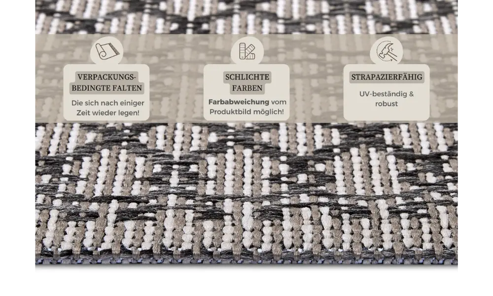 Clyde 105913 Beige Grey Indoor / Outdoor - Image 7