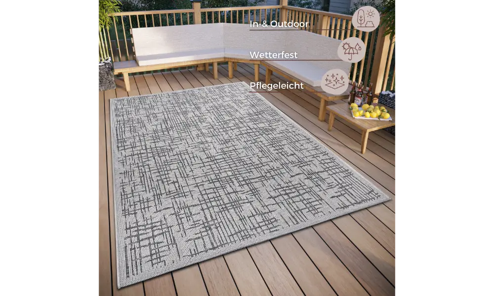 Clyde 105915 Beige Grey Indoor / Outdoor - Image 2