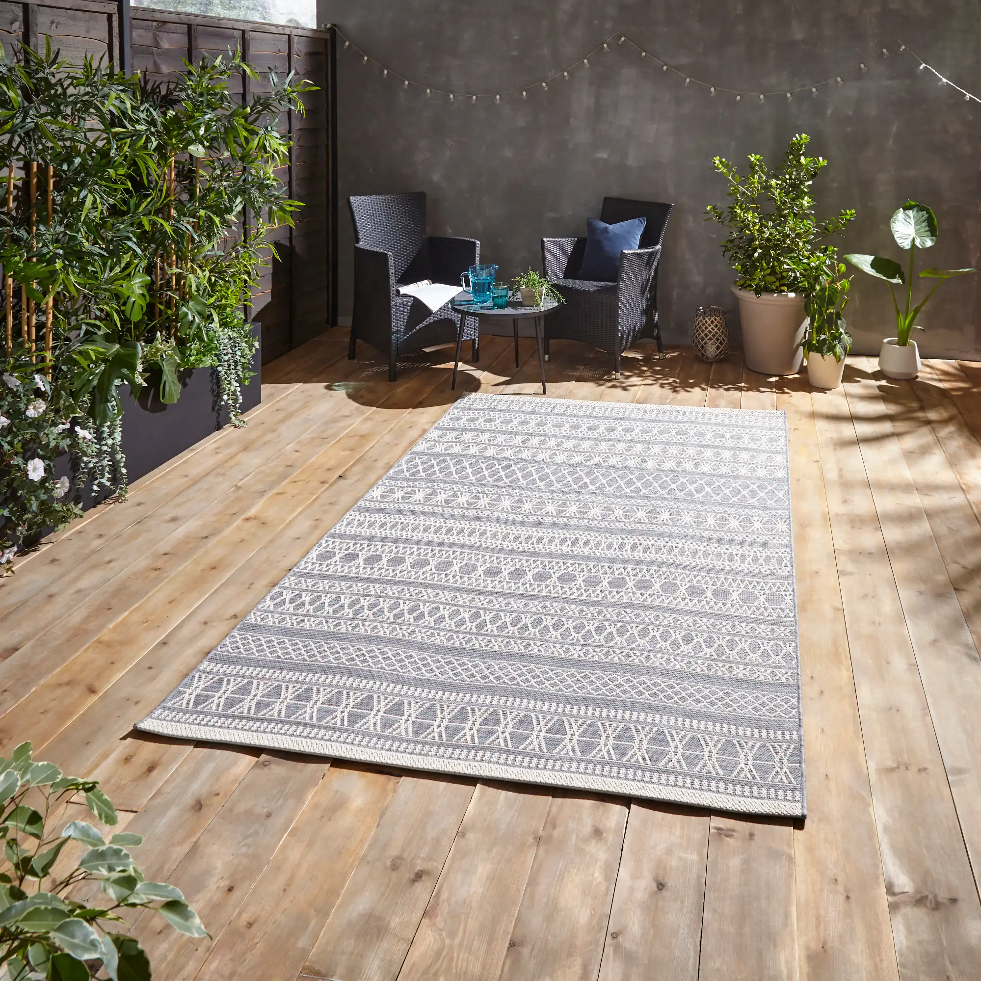 Coast- Think 9421 Grey Cream Rug