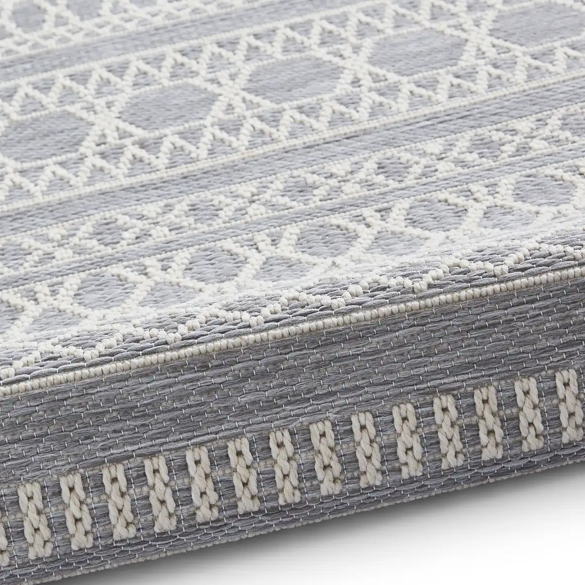 Coast- Think 9421 Grey Cream Rug - Image 5