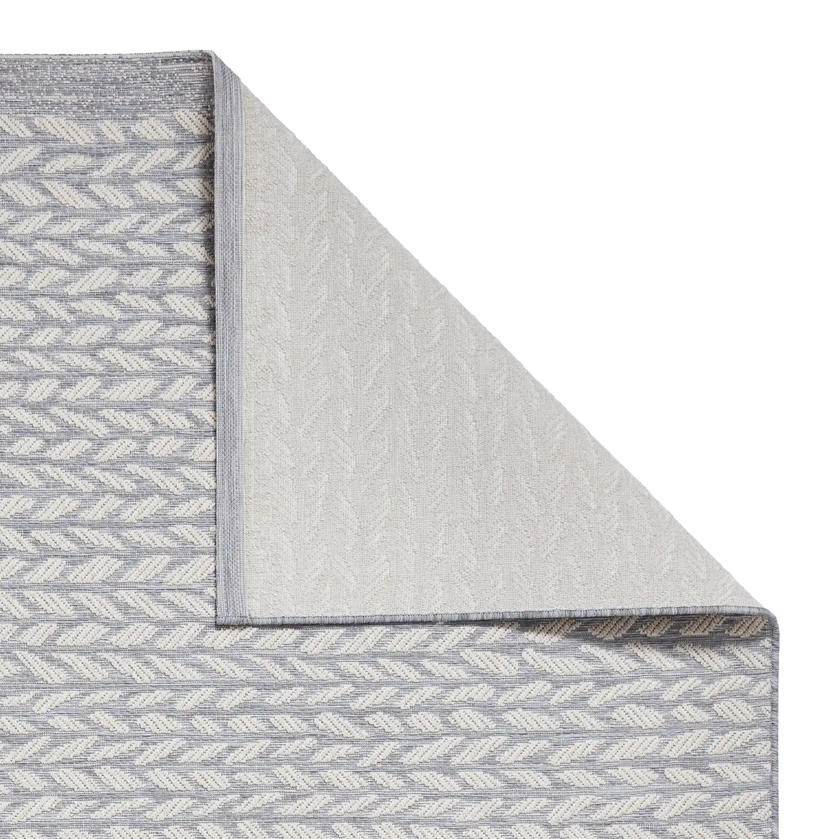 Coast- Think A055 Grey Cream Rug - Image 2