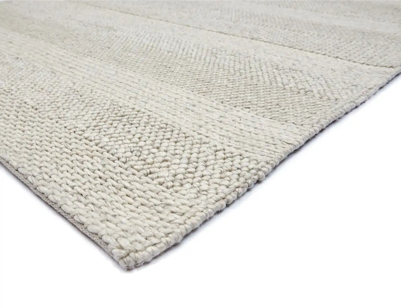 Coast CS06 Cream Stripe Rug - Image 3