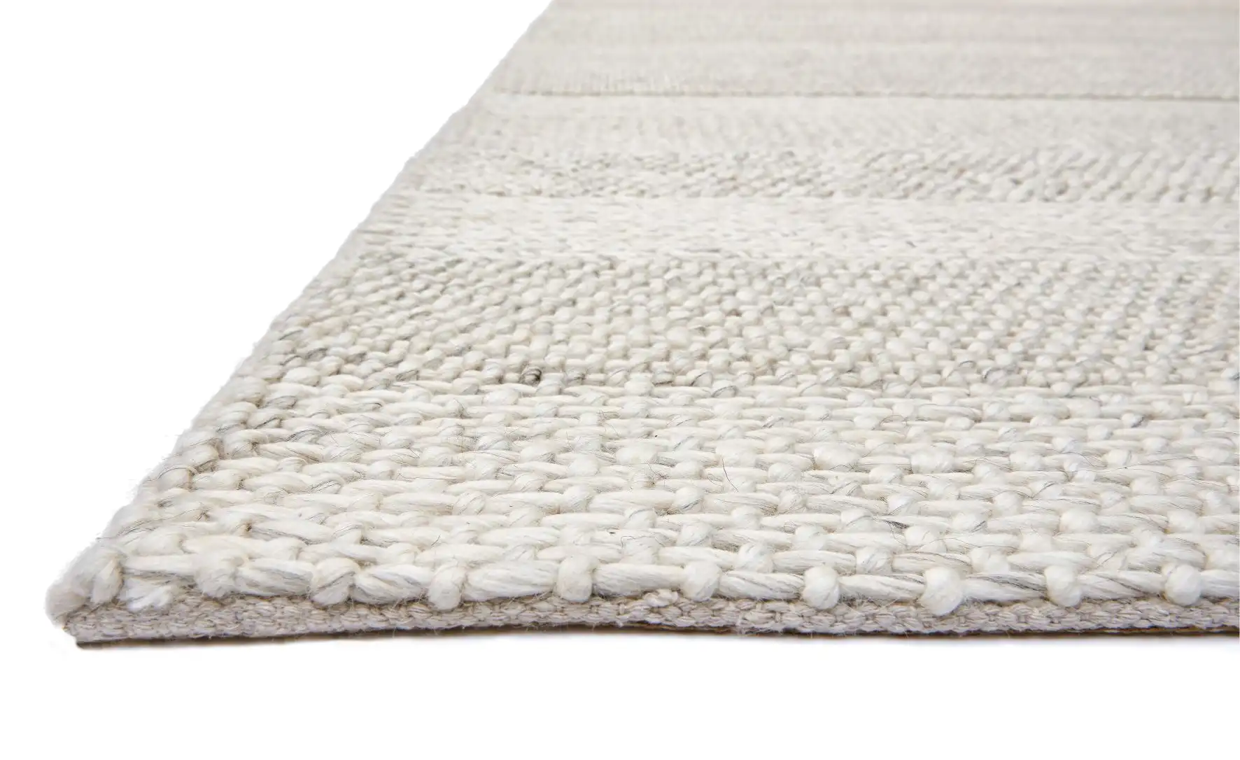 Coast CS06 Cream Stripe Rug - Image 4