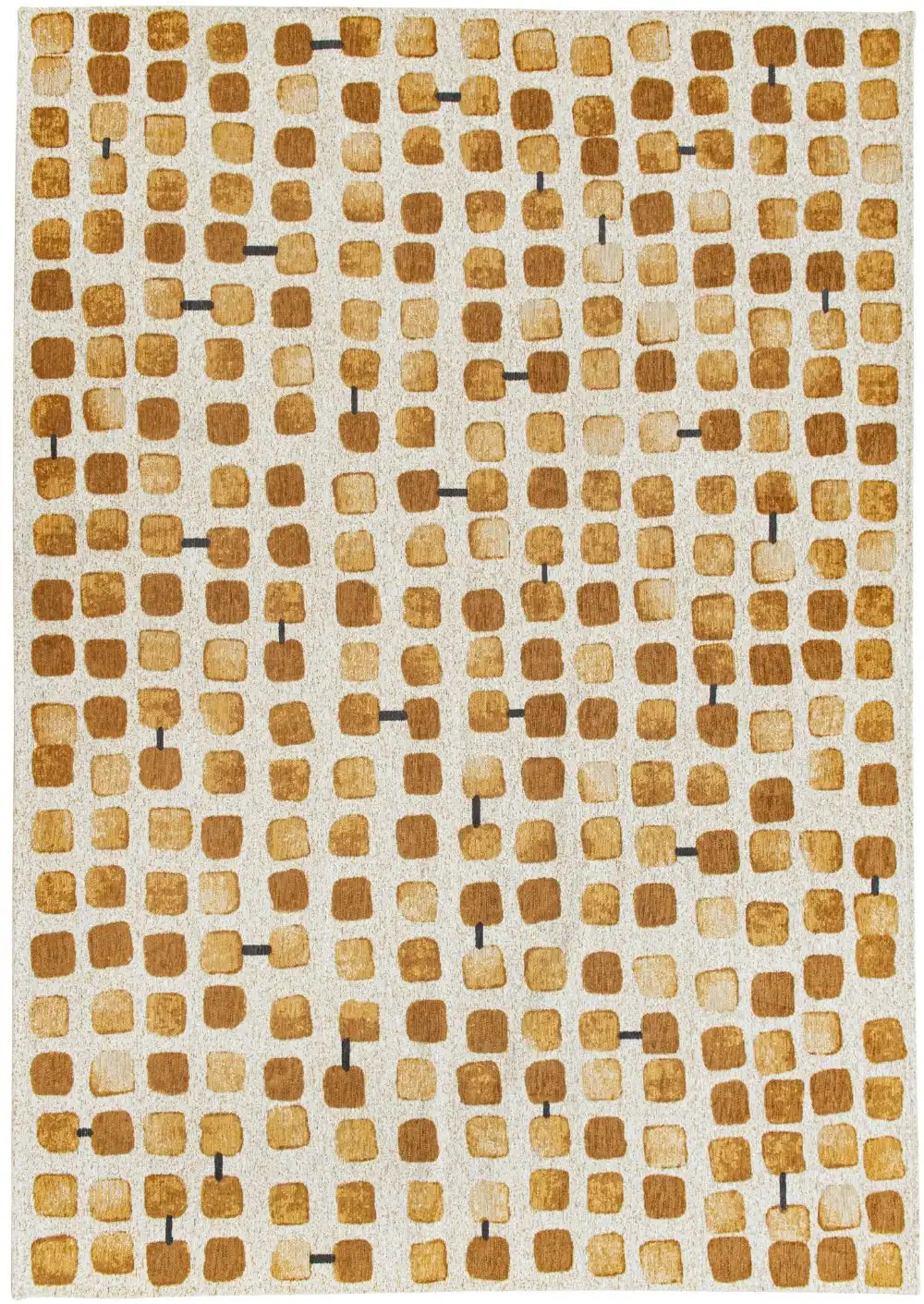 Cobblestone 9346 Peach Party Washable Rug - Image 3